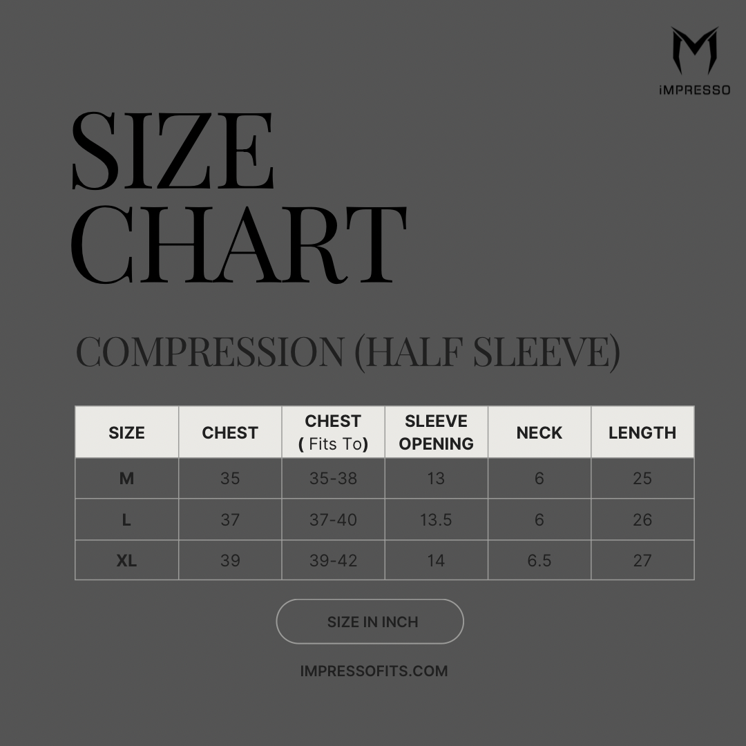 iMPRESSO Compression Tee (Navy)