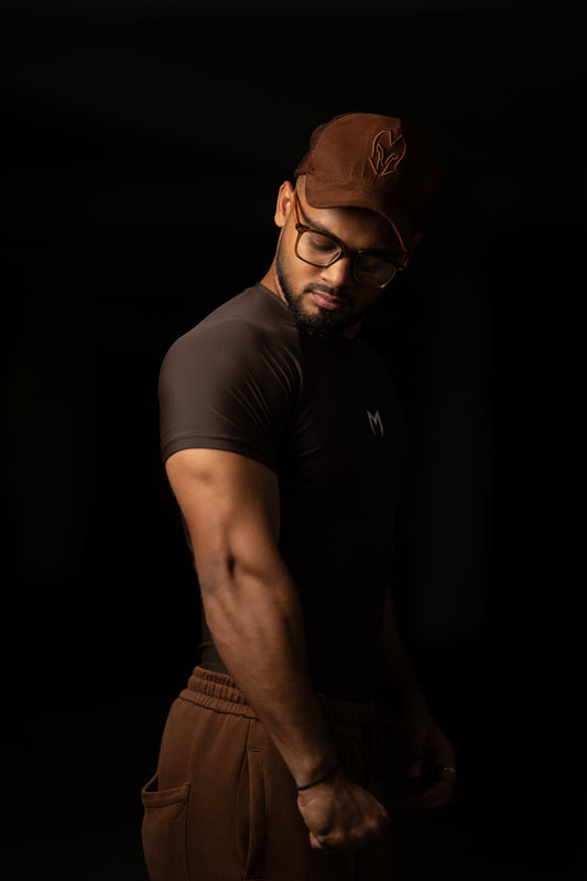 Apex Compression Tee (Coffee)