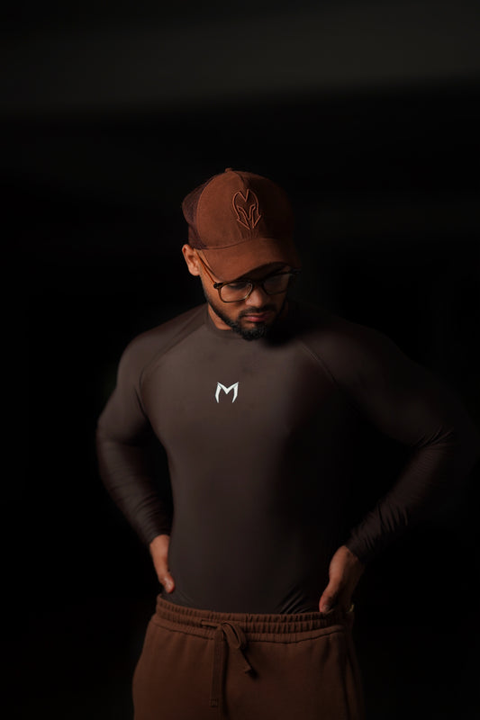 Apex Compression Full Sleeve (Coffee)