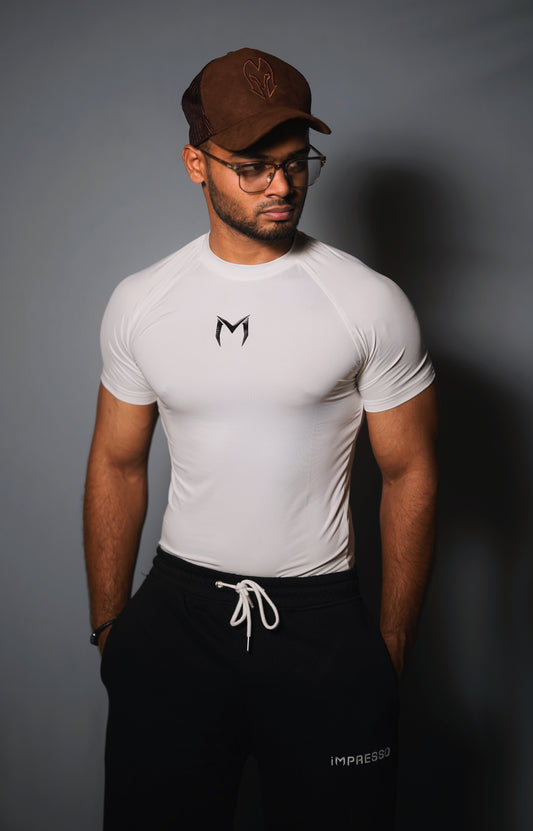 iMPRESSO Apex Compression Tee (White)