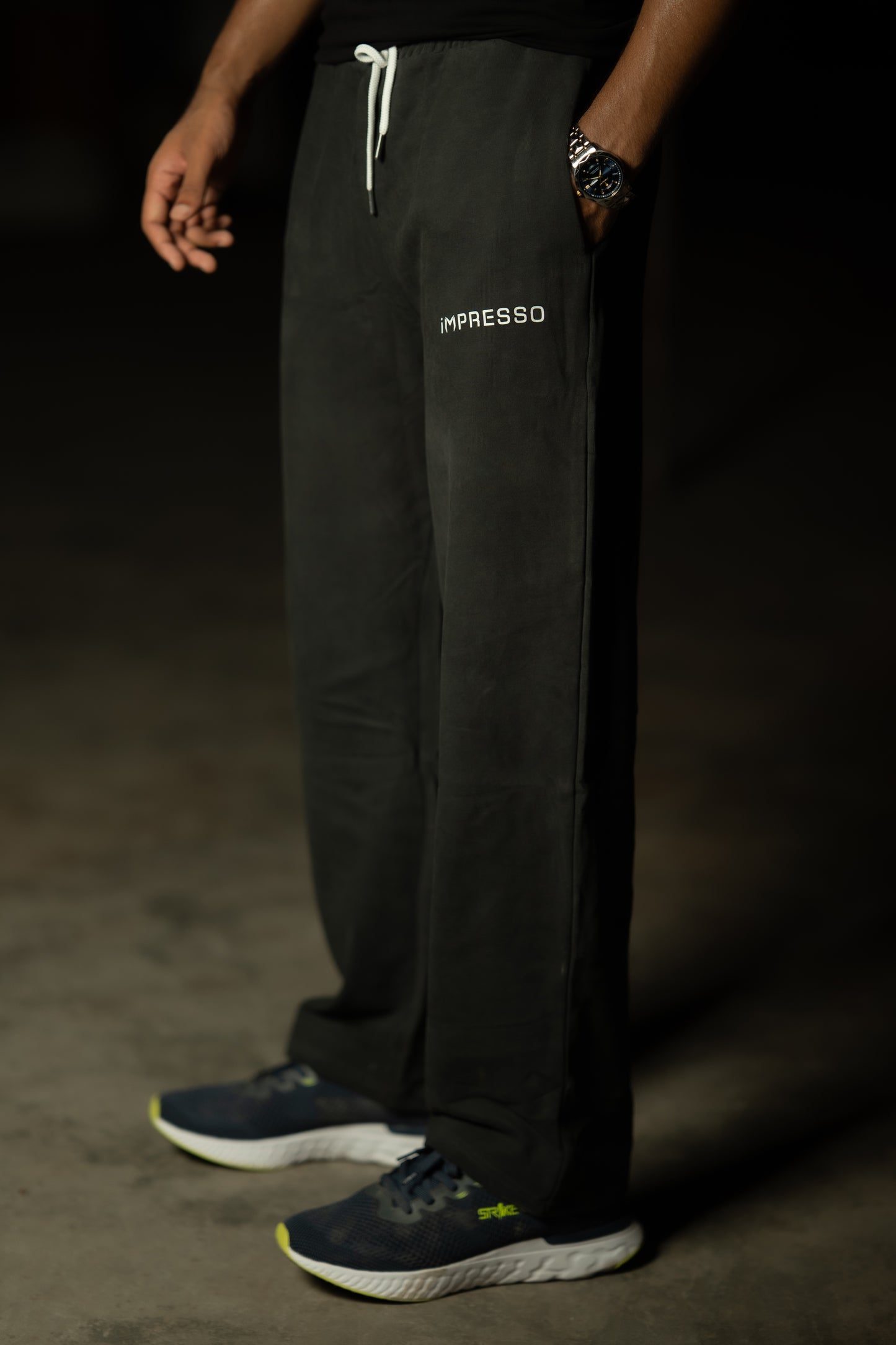 iMPRESSO Terry Joggers (Charcoal)