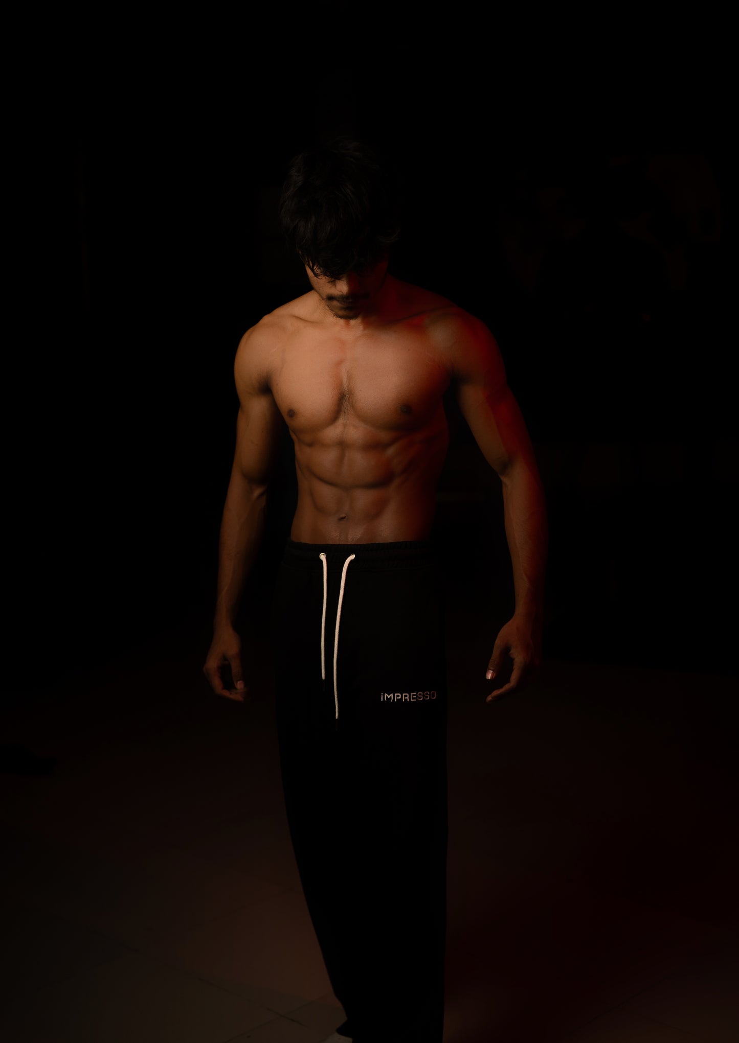 iMPRESSO Terry Joggers (Black)