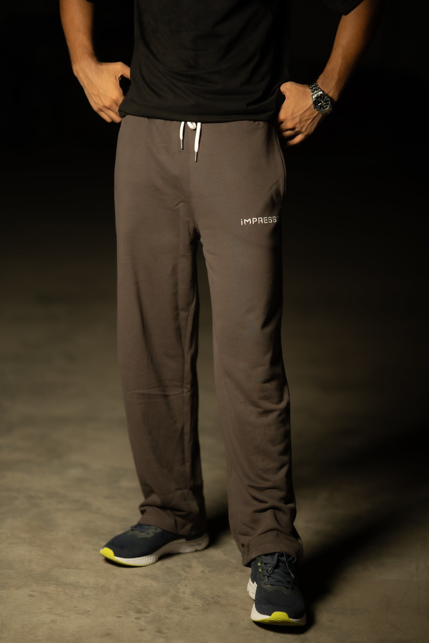 iMPRESSO Terry Joggers (Dusty Coffee)