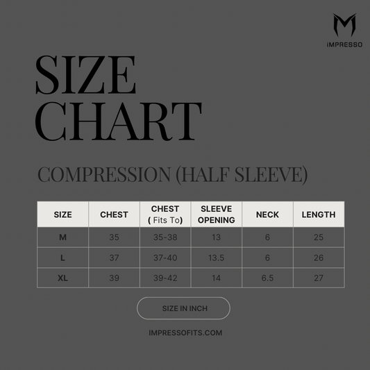 iMPRESSO Compression Tee (Navy)