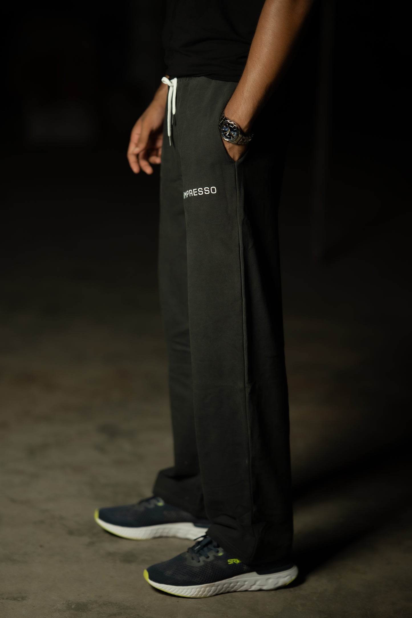 iMPRESSO Terry Joggers (Charcoal)