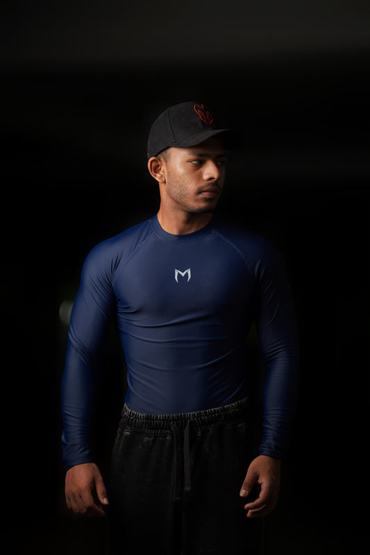 Apex Compression Full Sleeve (Navy)