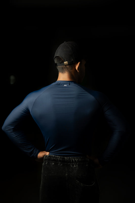 Apex Compression Full Sleeve (Navy)