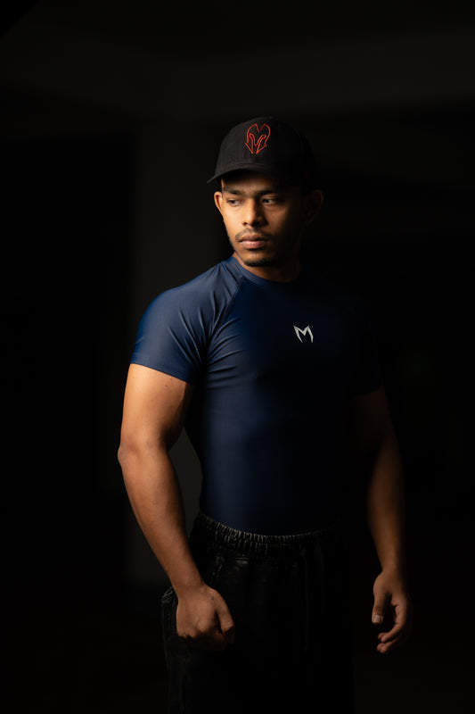 Apex Compression Tee (Navy)
