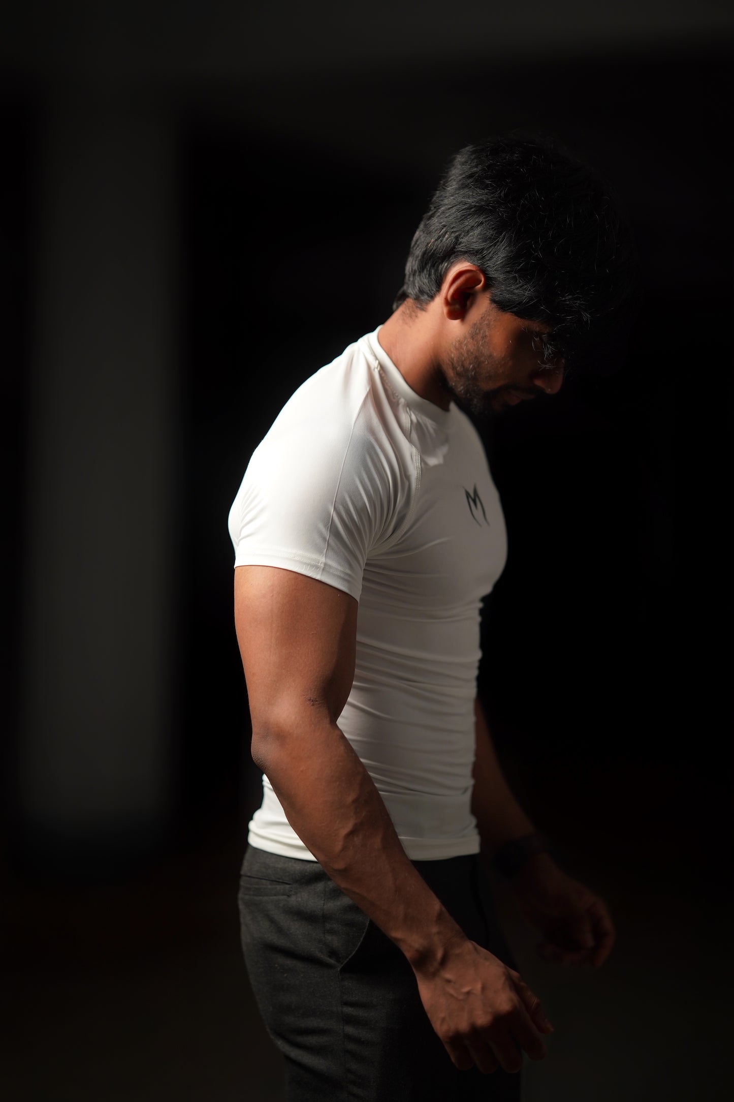 Apex Compression Tee (White)