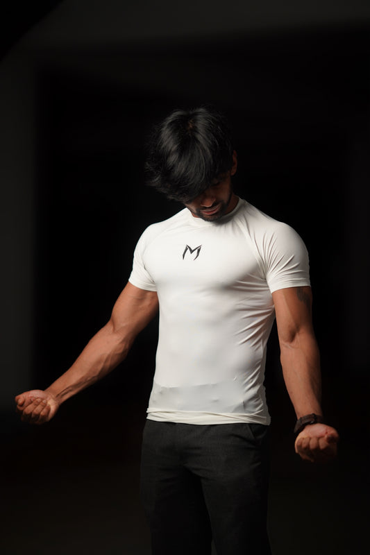 Apex Compression Tee (White)