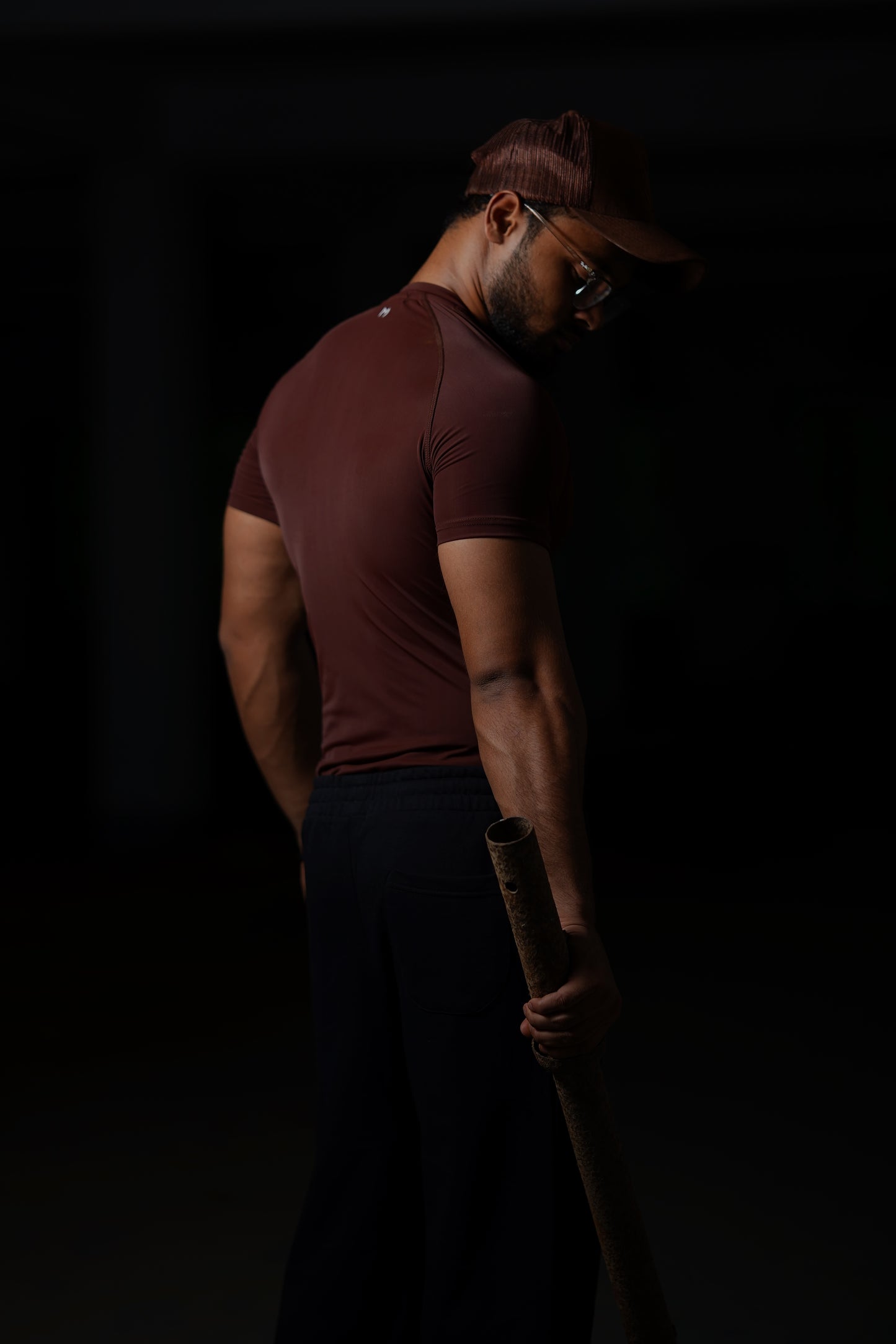iMPRESSO Apex Compression Tee (Wine Red)