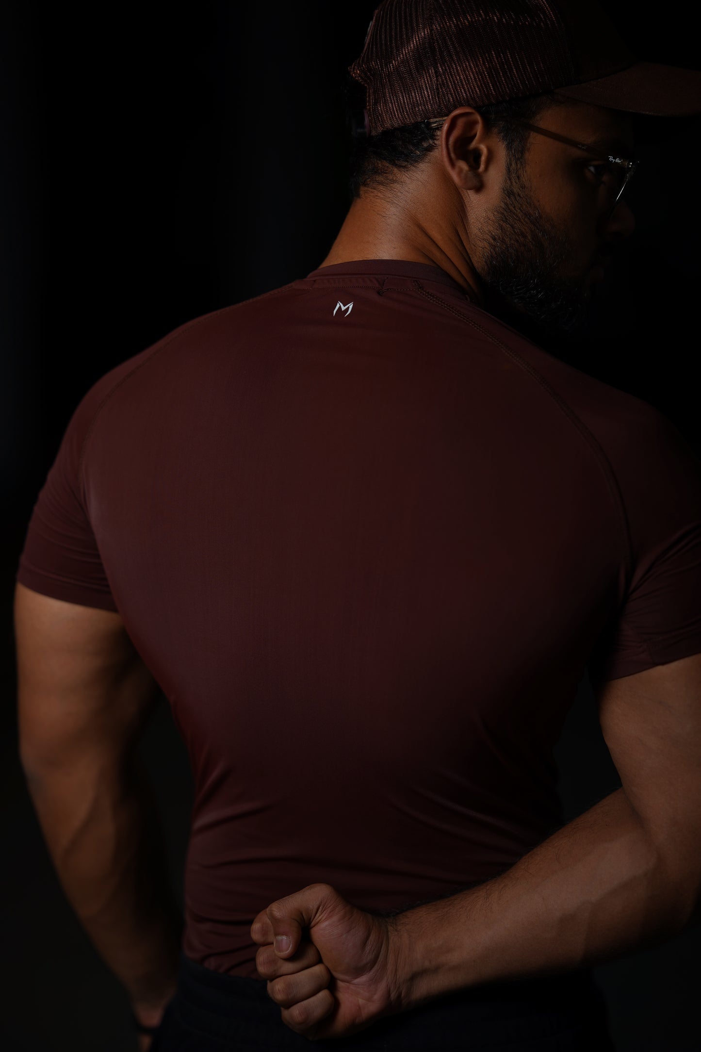 iMPRESSO Apex Compression Tee (Wine Red)