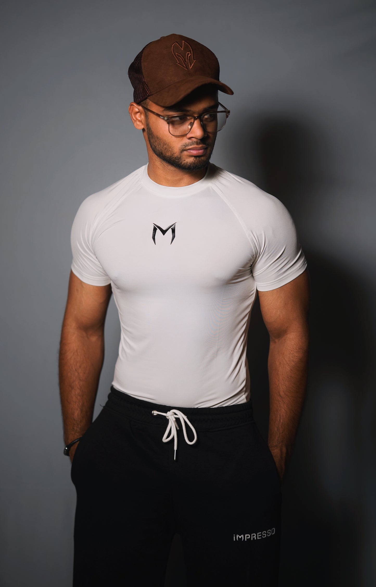 iMPRESSO Apex Compression Tee (White)