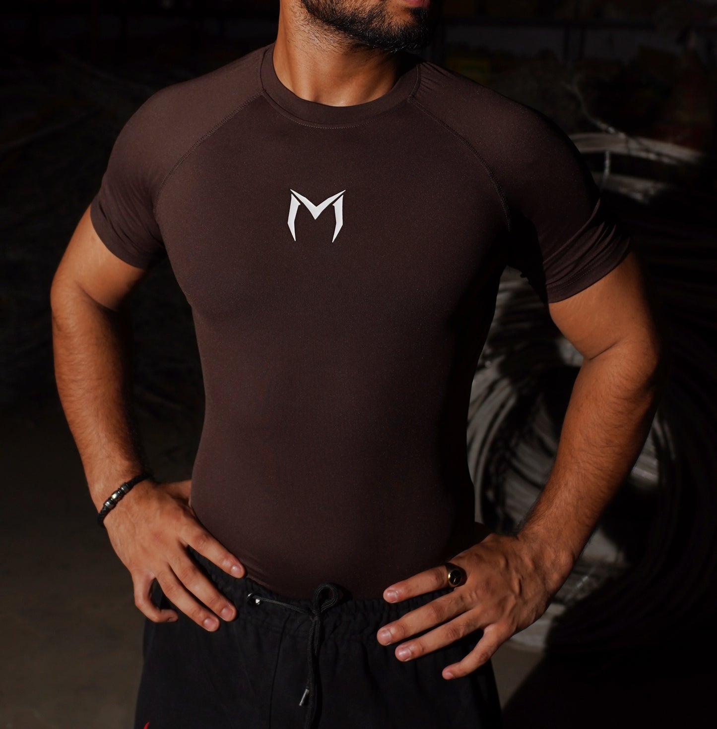 iMPRESSO Apex Compression Tee (Coffee)