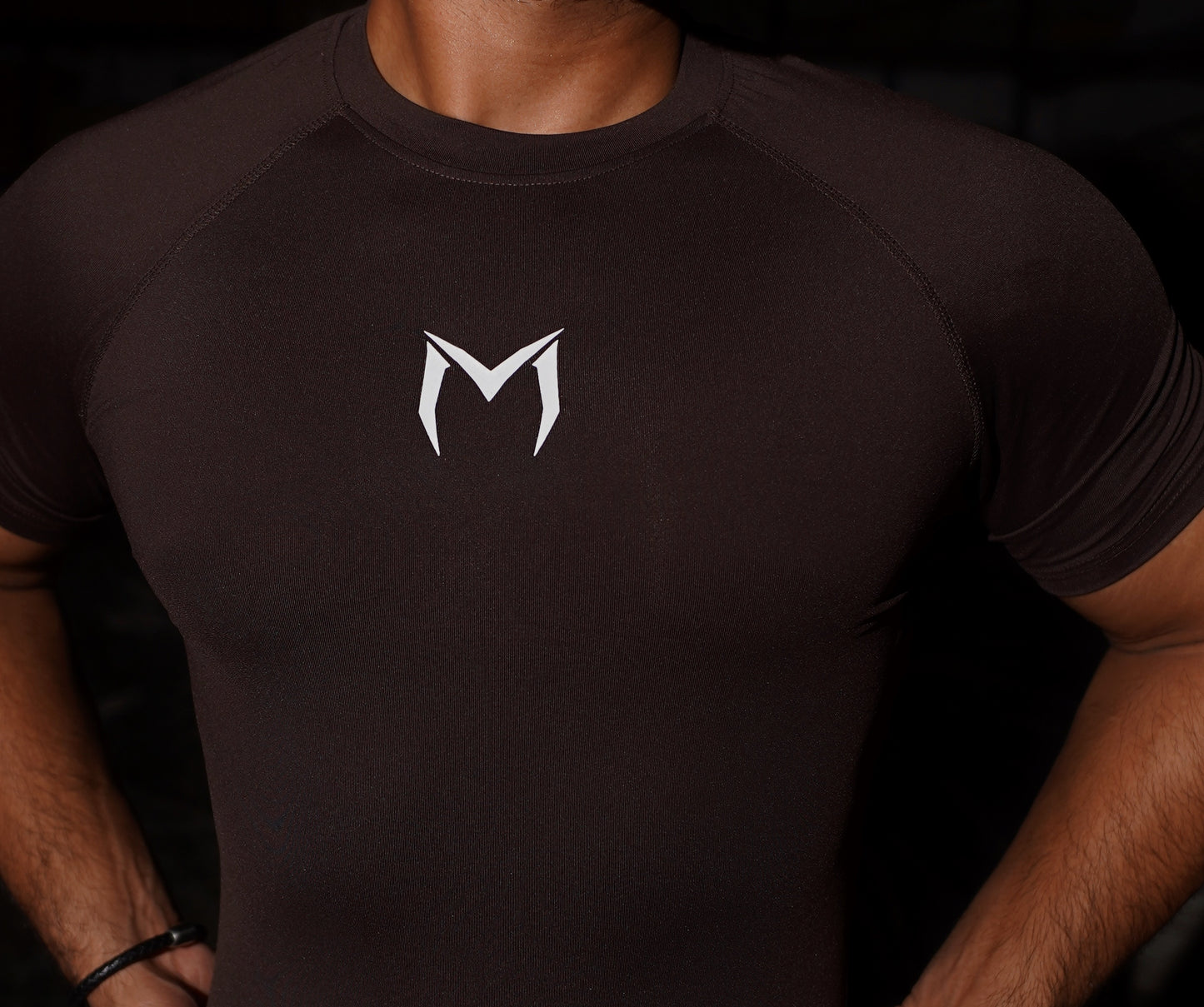 iMPRESSO Apex Compression Tee (Coffee)