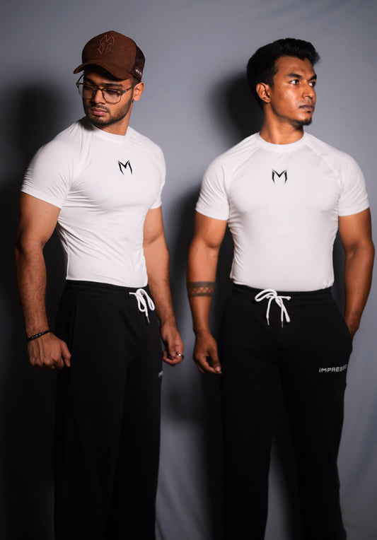 iMPRESSO Apex Compression Tee (White)