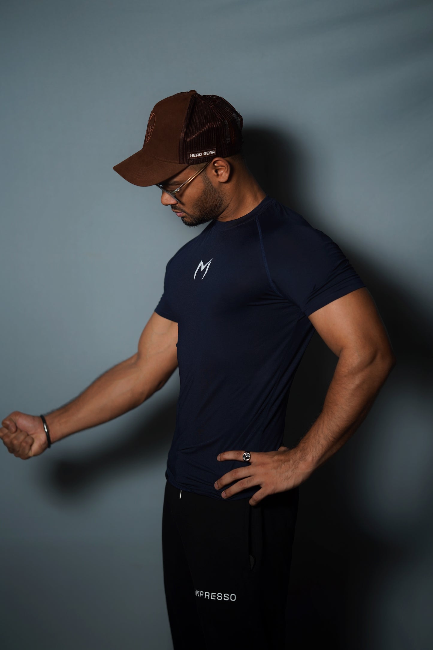 iMPRESSO Apex Compression Tee (Navy)