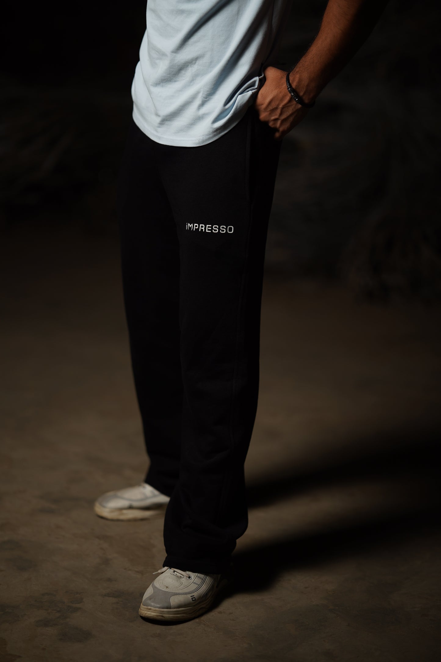 iMPRESSO Terry Joggers (Black)