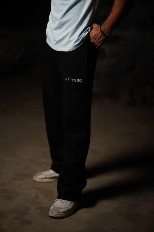 iMPRESSO Terry Joggers (Black)