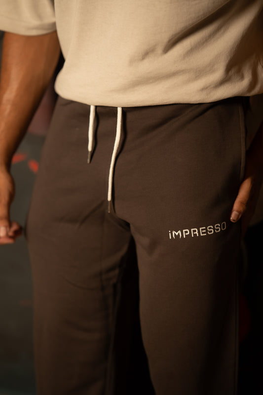 iMPRESSO Terry Joggers (Dusty Coffee)