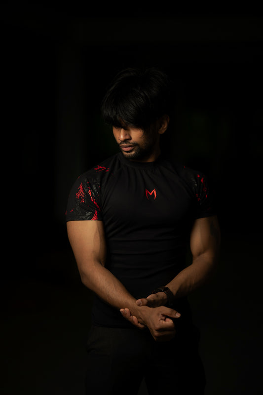 iMPRESSO Bloodthorn Half Sleeve (Black/Red)