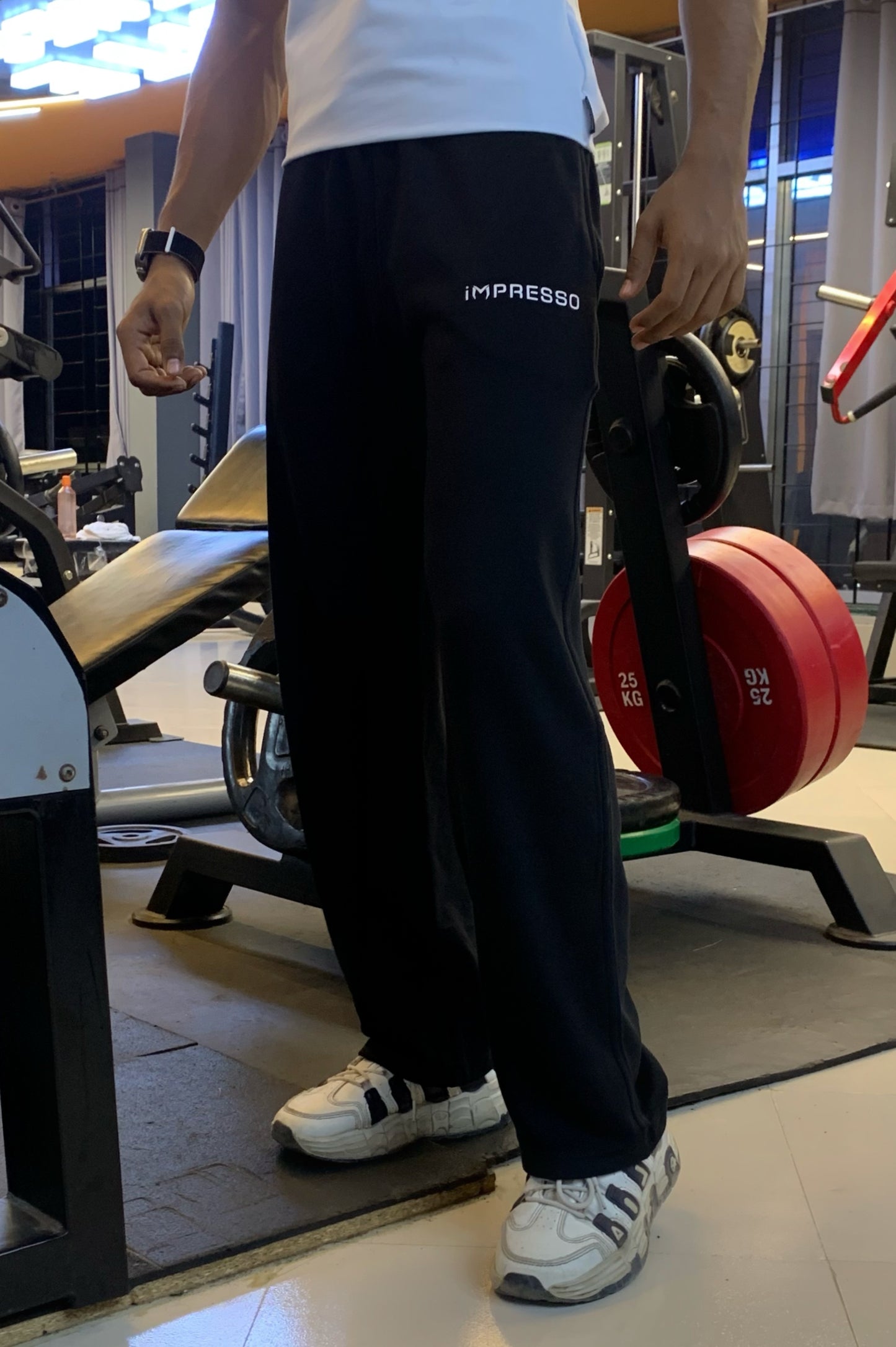 iMPRESSO Terry Joggers (Black)