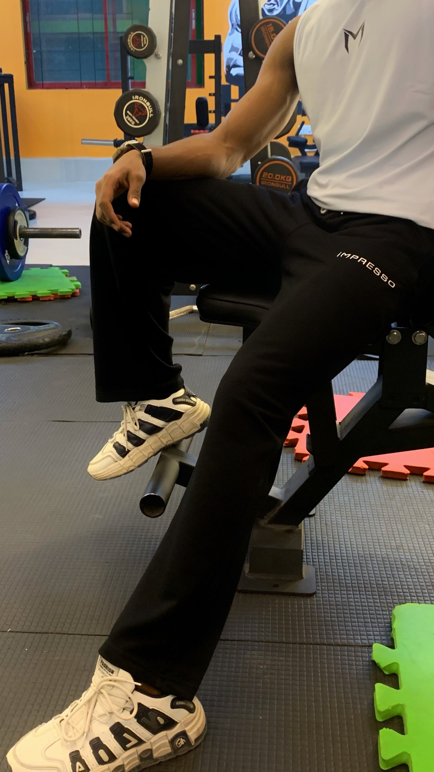 iMPRESSO Terry Joggers (Black)
